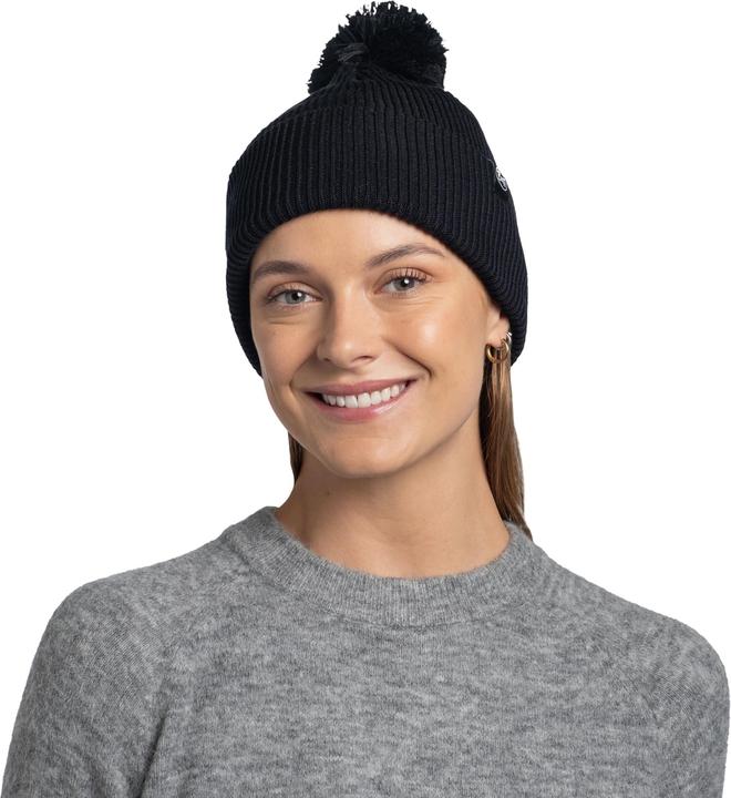 Buff Knitted Hat Renvi Black