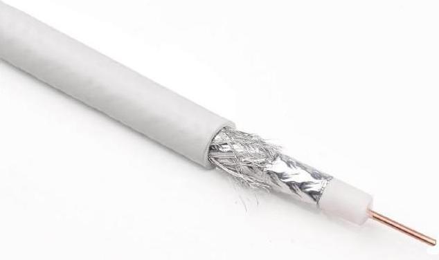 Produktbild Maclean Bobine de Câble antenne 100m (Blanc) (75 dB, Antennenkabel)