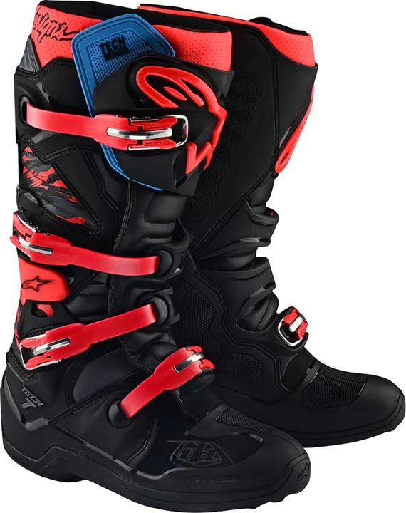 Actual product image Troy Lee Designs ALPINESTARS / TLD TECH 7 noir-rouge 42 (42)