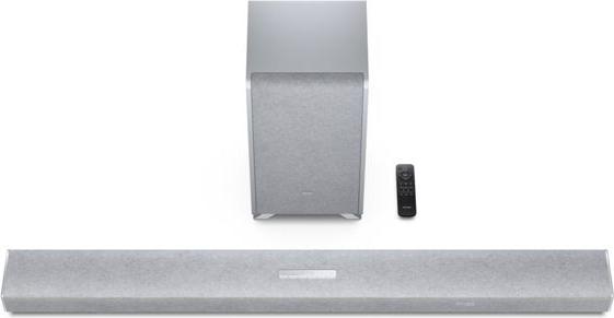 Produktbild Sharp Speakers HT-SBW55121(SL) Q 5.1.2 Dolby Atmos/ DTS:X Soundbar with Wireless Subwoofer, Silver | (400 W, 5.1.2 Kanal)