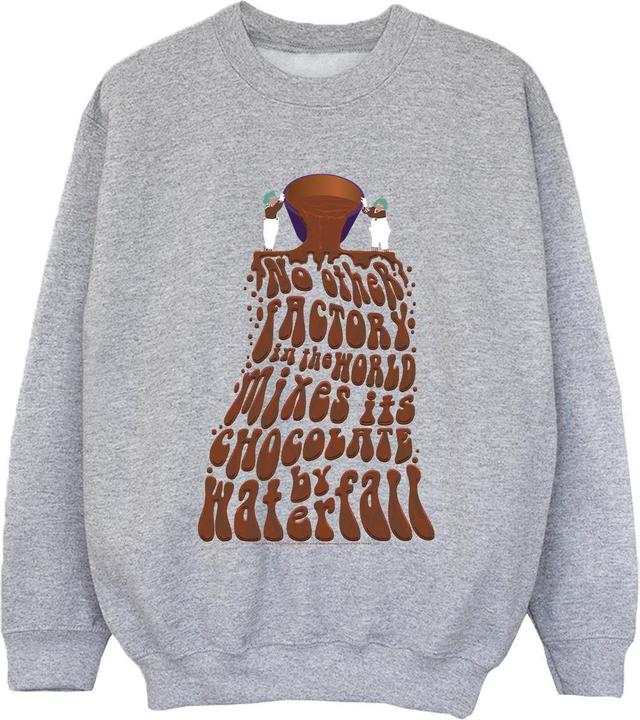 Willy Wonka & the Chocolate Factory Chocolate Waterfall Sweatshirt Jungen