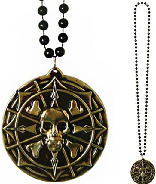 Produktbild Beistle Piratenkette Medaillon mit Perlen