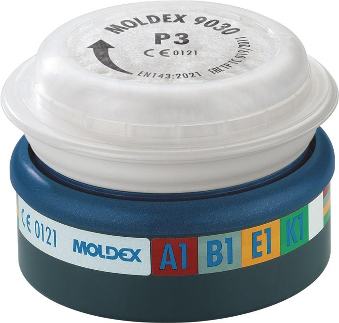 Moldex Kombinationsfilter 943001 A1B1E1K1 P3 R f. 4000 370 738, 4000 370 739 (P3 R, 6 x)