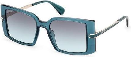 Produktbild Latetobed Max & Co Mo0120 96b Shiny Dark Green Women's Sunglasses 53/18/140