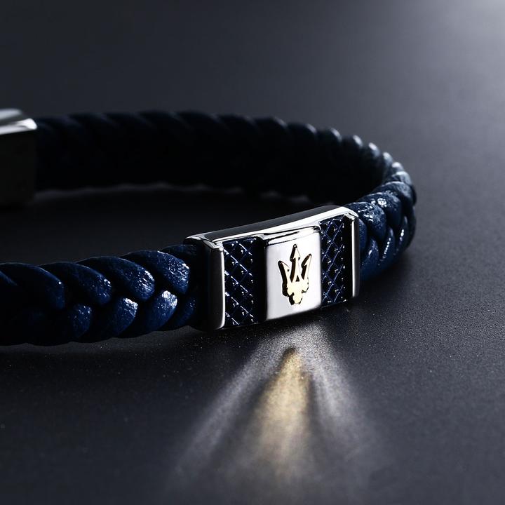 Immagine prodotto Maserati Armband (19 cm, Acciaio inossidabile, Cuoio)