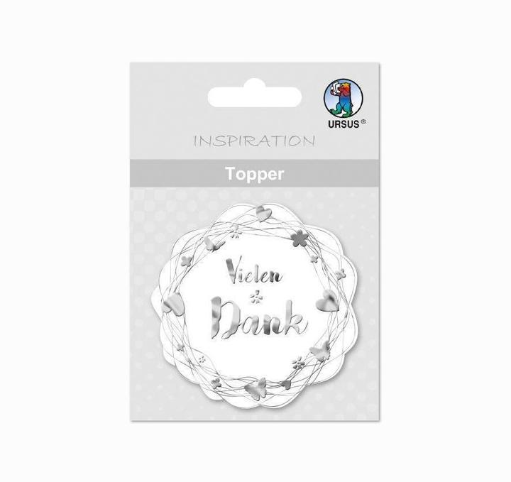Actual product image Ursus Gift Topper Thank You (Wrapping paper, 8 x)