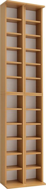 Actual product image VCM Wood CD DVD Stand Shelf Almera (42 x 20 x 180 cm)