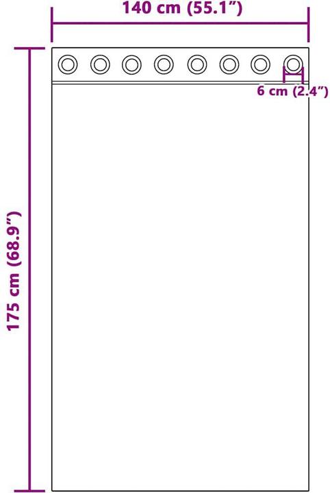 Immagine prodotto VidaXL Proskudiia (140 x 175 cm)