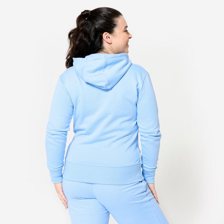 Immagine prodotto Domyos Felpa con cappuccio da donna in cotone - azzurro (XL)