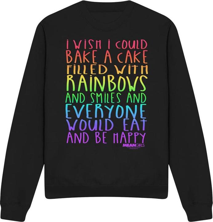 Immagine prodotto Mean Girls Rainbows And Cake Felpa Adulto Unisex (XL)