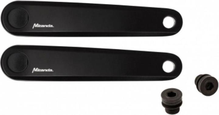 Miranda Crankset E-Bike Bosch-1 Isis-Delta 170 mm schwarz (170 mm)