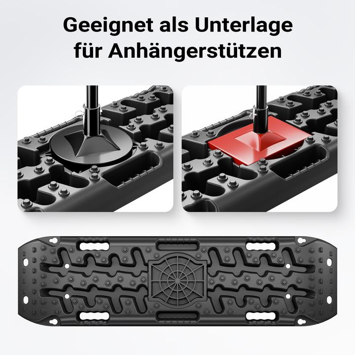 Actual product image Wiltec Sandbleche Paar 1063x298x66mm 7t Anfahrhilfe Bergeboard Traktionshilfe