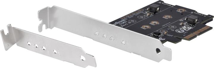 Immagine prodotto Silverstone Scheda adattatore SST-ECM27 M.2/SATA, PCIe 4.0, 1x M-Key, 2x SATA 6G - basso profilo