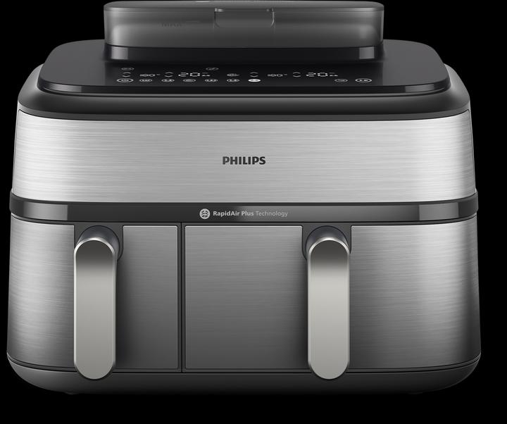 Produktbild Philips Steam Airfryer Dual Basket NA555/00