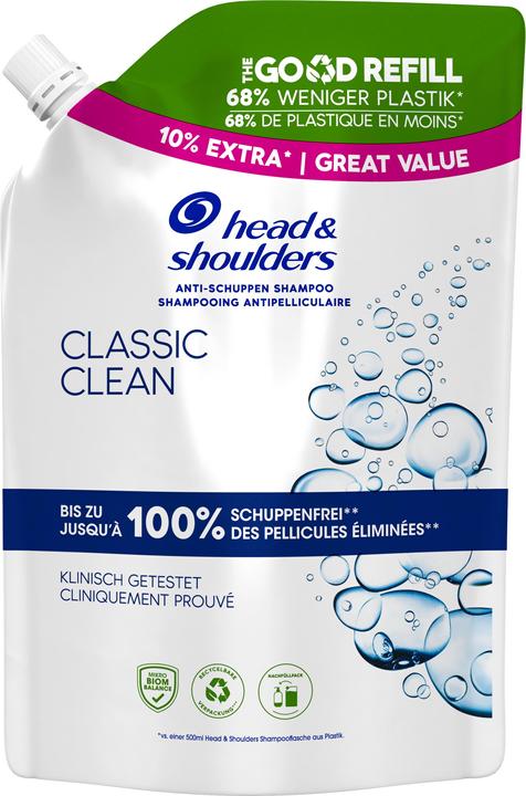 Immagine prodotto Head & Shoulders Classic Clean (550 ml, Shampoo liquido)