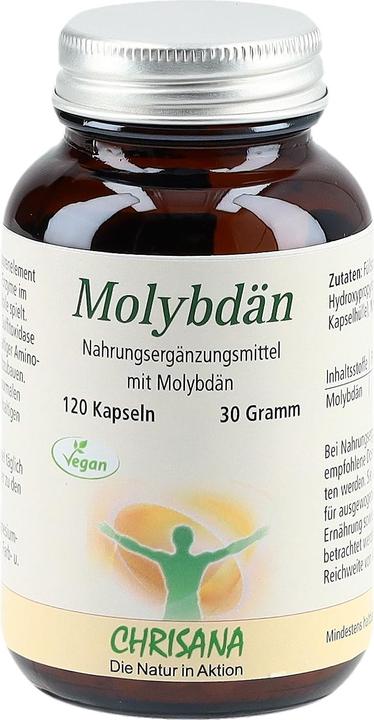 Actual product image Chrisana Molybdenum Caps (120 Piece, Capsules, 50 g)