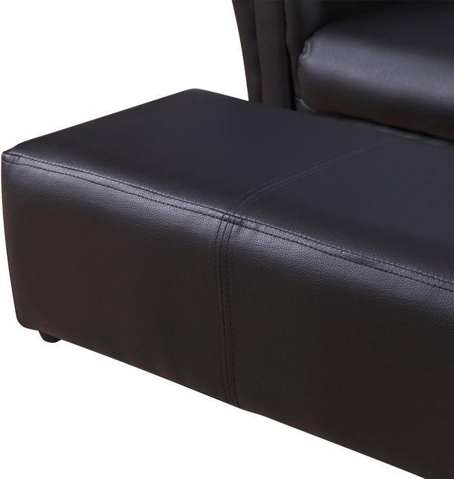 Actual product image Swisshandel24 Children's armchair with footstool, children's sofa with stool, children's sofa, sofa armchair (Child armchair)