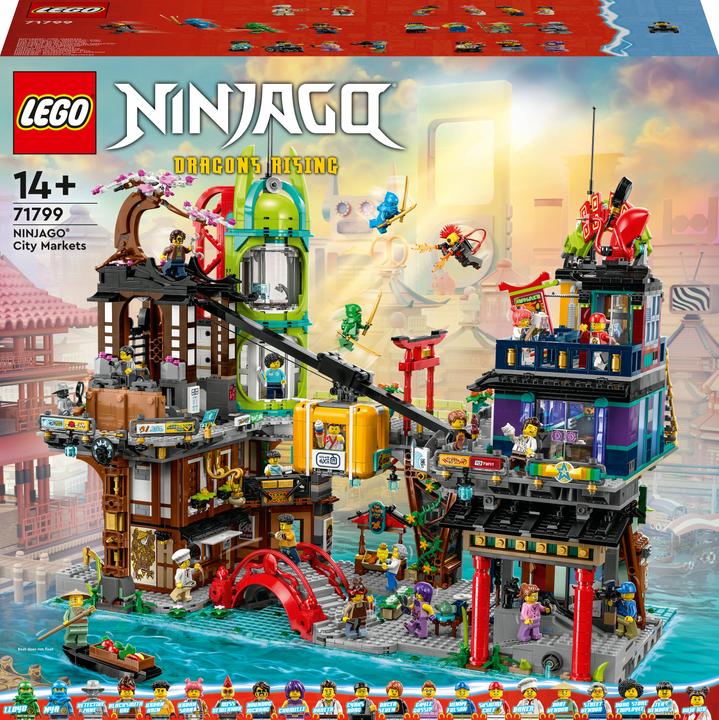 Produktbild LEGO Die Märkte von Ninjago City (71799, LEGO Ninjago, LEGO Seltene Sets)