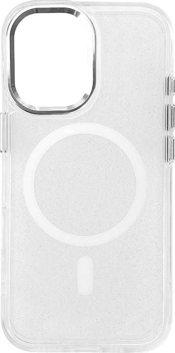 Produktbild Hurtel Glitter Case mit MagSafe für iPhone 16e - Weiss (Apple iPhone 16e)