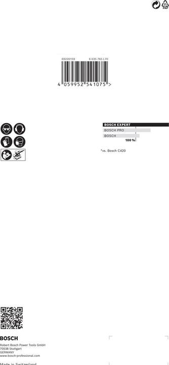 Image du produit Bosch Professional Zubehör Expert M480 (P400)