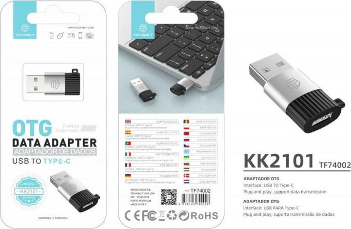 Produktbild Techancy Adapter von USB 2.0 auf Typ-C (USB 2.0)