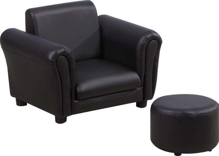 Actual product image Homcom Children's armchair with footstool (Child armchair)