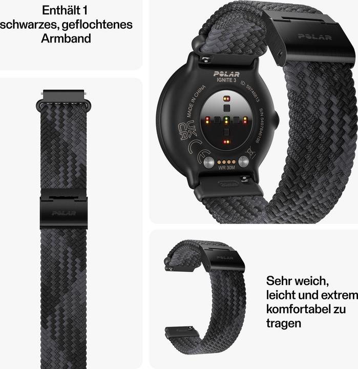 Produktbild Polar Ignite 3 (43 mm, nur WLAN)