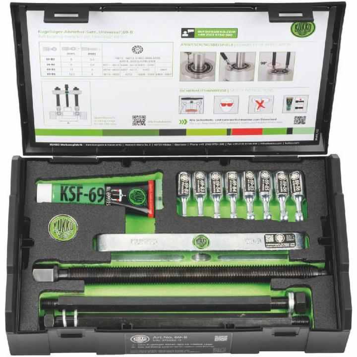Produktbild Kukko Kugellagerabziehersatz 69 7-teilig Spannbereich 35 - 120 mm
