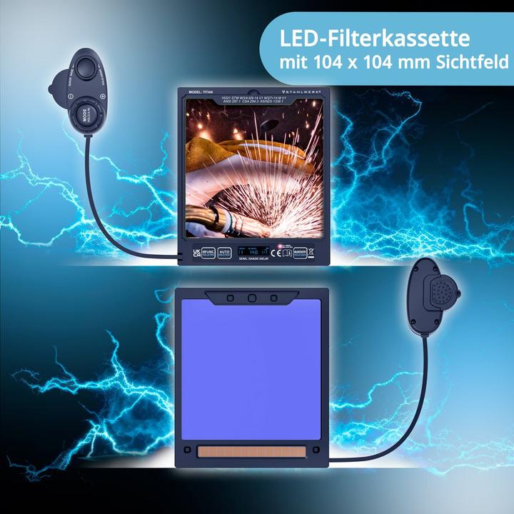 Produktbild Stahlwerk Schweisshelm TITAN 3-in-1 Automatik-Schweisserhelm Schweissermaske