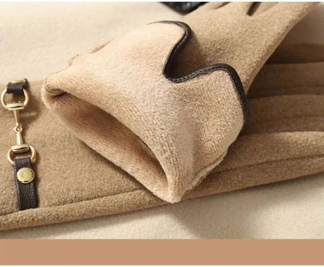 Actual product image MU Style Elegant Series ladies finger gloves (1 pair) (One size)