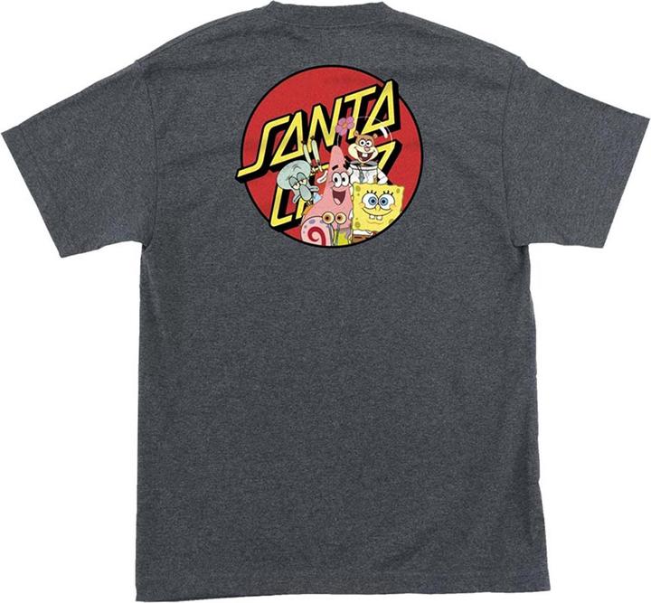 Actual product image Santa Cruz Sponge Bob Group T-Shirt (M)