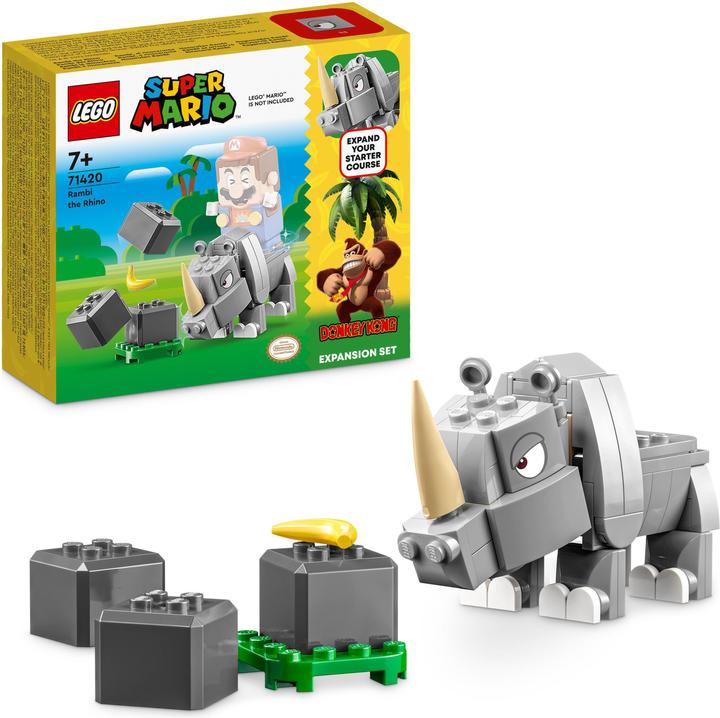 Actual product image LEGO Rambi the Rhino - Extension Set (71420, LEGO Super Mario)