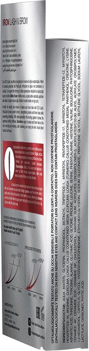Nutritional values and ingredients Diego dalla Palma Iron Lash & Brow 5-in-1 Lash And Brow Serum 1 Transparent 6ml (6 ml)