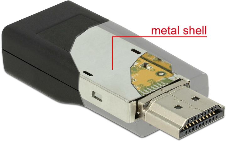 Immagine prodotto Delock Adattatore per monitor da HDMI-A a VGA-Bu nero (VGA, 2.20 cm)