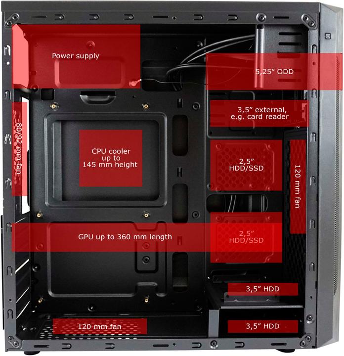 Produktbild LC-Power 7040B (ATX, mATX, Mini-ITX)