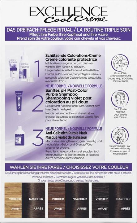 Immagine prodotto L'Oréal Paris Excellence Cool Crème (45600 Marrone medio ultra freddo)