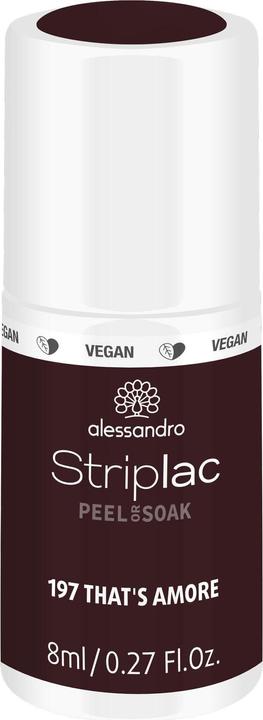 Produktbild Alessandro Striplac Peel or Soak off That's Amore (197 Thats Amore, Farblack)
