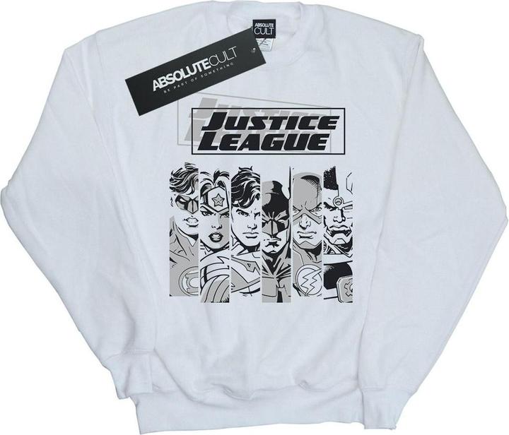 Justice League Stripes Sweatshirt Jungen