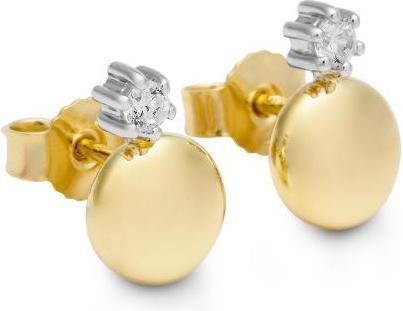 Breuning OHRSCHMUCK - BRILL. 0,10 Ct. H/si (585, - Gold)