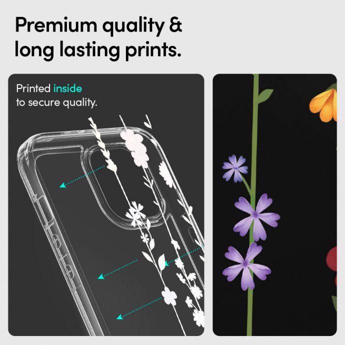Actual product image Spigen Cyrill Cecile case for iPhone 12 / 12 Pro flower garden (Apple iPhone 12, Apple iPhone 12 Pro)