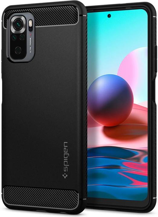 Produktbild Spigen Rugged Armor case for Xiaomi Redmi Note 10 / 10S matte black (Xiaomi Redmi Note 10)