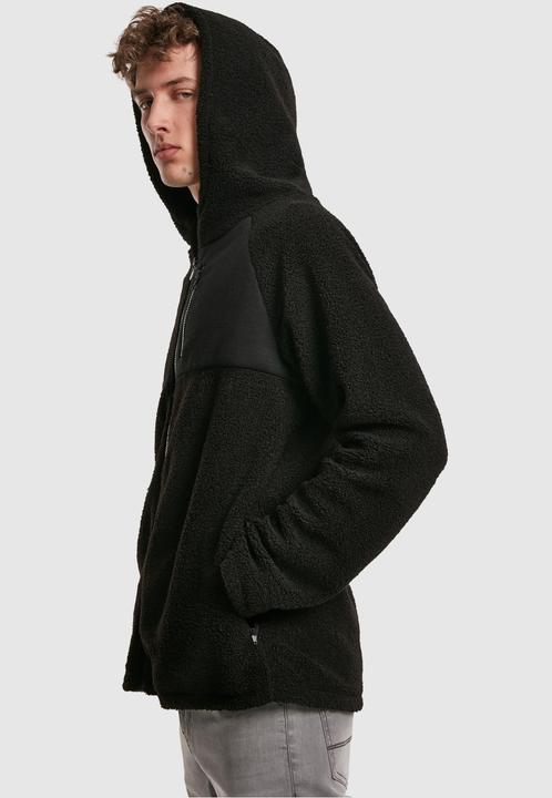 Immagine prodotto Urban Classics Giacca Sherpa Zip con cappuccio (S)
