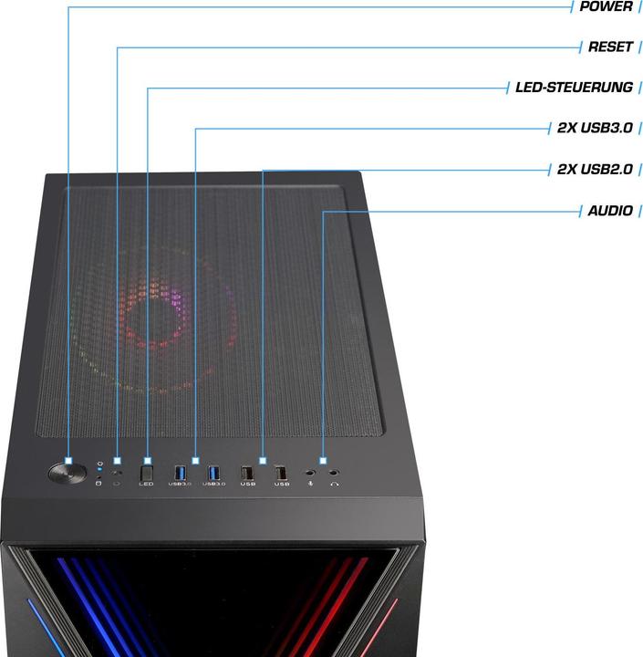 Produktbild Kiebel Speed V (AMD Ryzen 5 5500, 16 GB, GeForce RTX 3050)