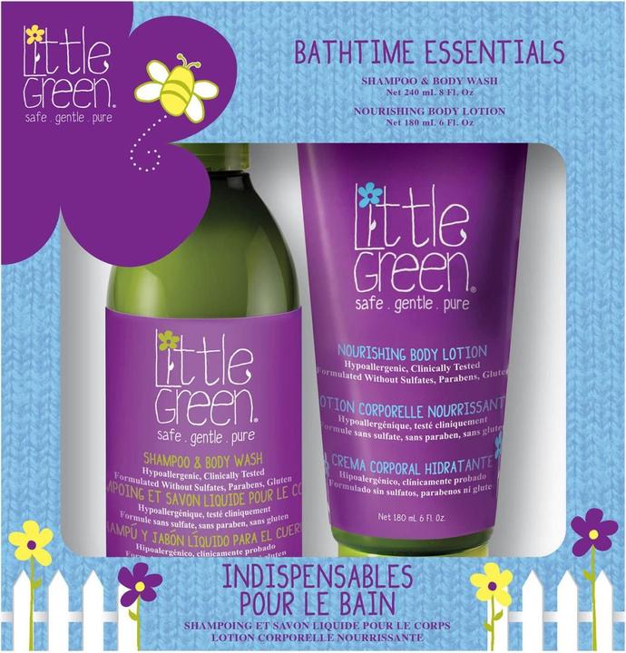 Immagine prodotto Little Green Bambini - Duo di elementi essenziali per il bagno (80 ml)