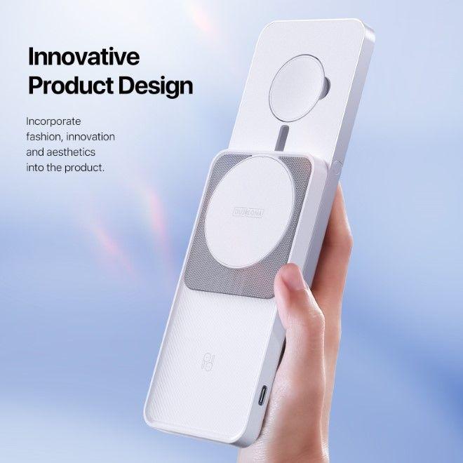 Image du produit Dux Ducis DUZZONA - W19 Chargeur sans fil 3 en 1 Slide - Blanc (15 W)