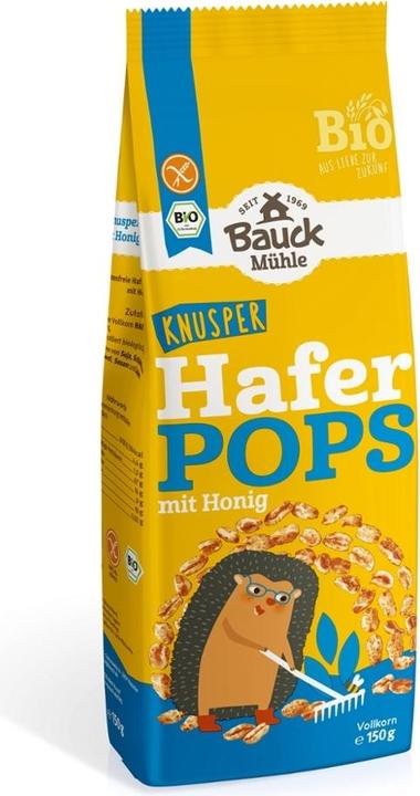 Bauckhof Hafer Pops mit Honig glutenfrei (150 g)
