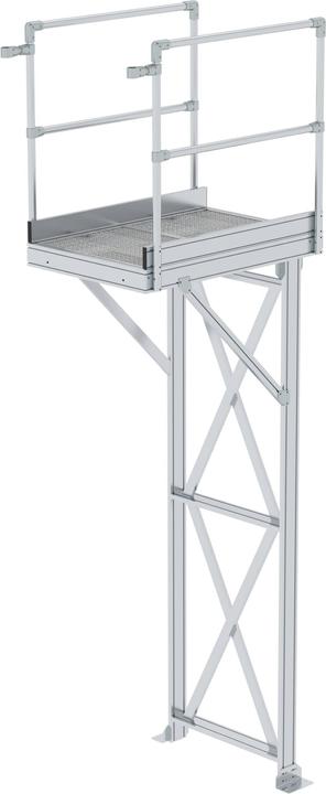 Immagine prodotto Günzburger Sistema di sbrinamento con design modulare lunghezza della piattaforma 1270 mm (Ponteggio, 127 cm)