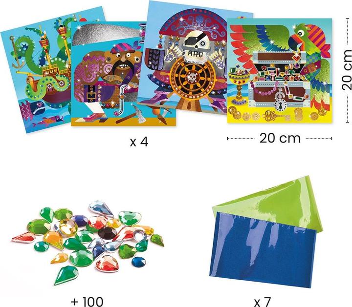 Image du produit Djeco Images de paillettes pirate