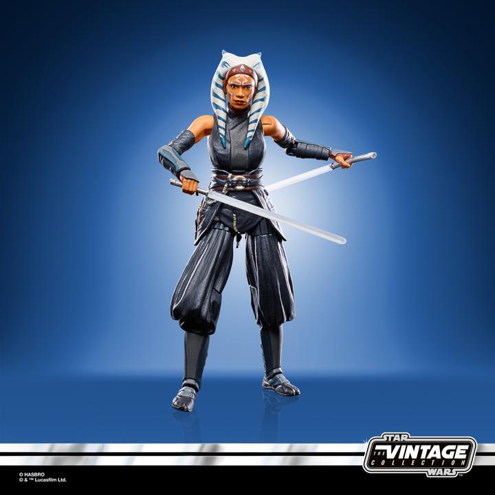 Actual product image Hasbro The Vintage Collection Ahsoka Tano (Corvus), 9,5 cm grosse Action-Figur zu Star Wars: The M