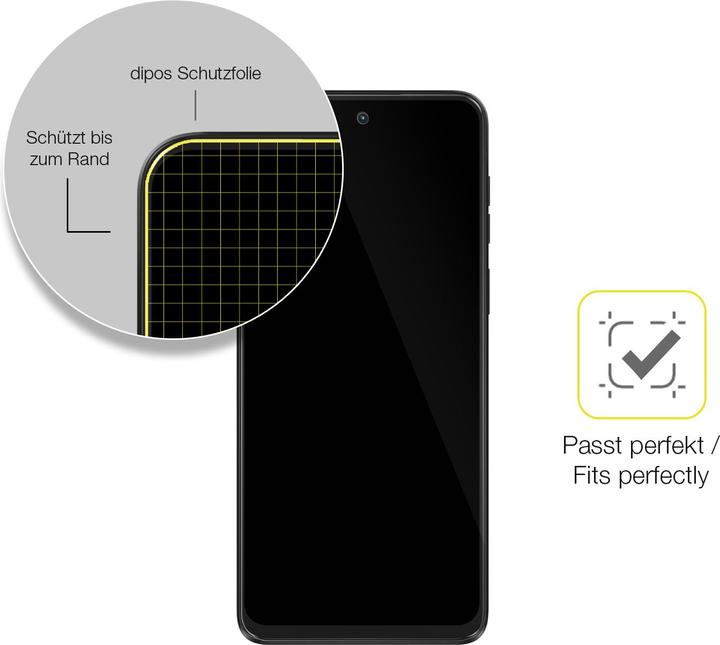 Immagine prodotto Dipos Pellicola Protettiva Full-Cover 3D (2 Pezzo/i, Motorola Moto G14)